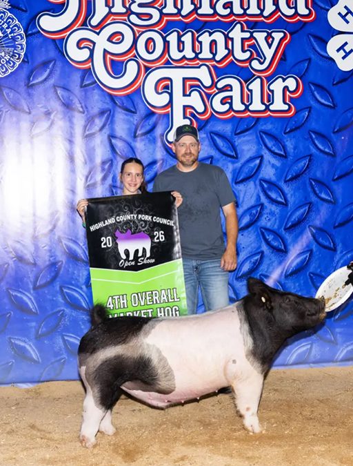 4TH OVERALL MARKET HOG – 2026 Highland County, OH