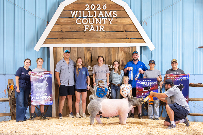 GRAND CHAMPION OVERALL – 2026 Williams County Fair, OH